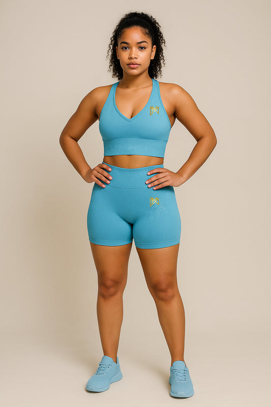 Active bra and shorts sets