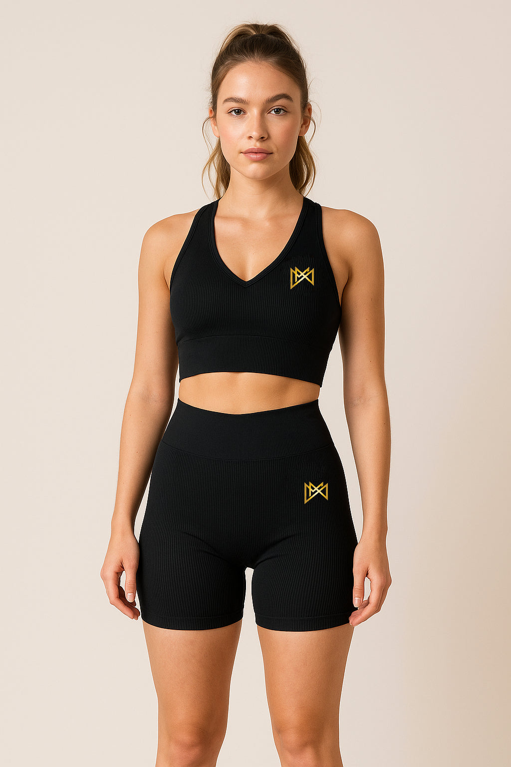 Active bra and shorts sets