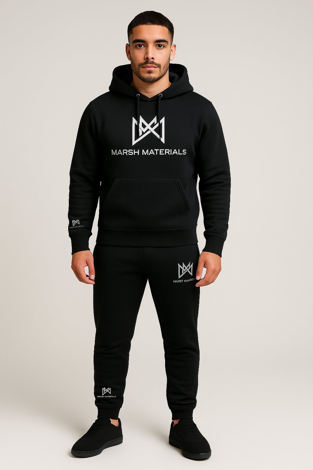 Reflective logo tracksuit