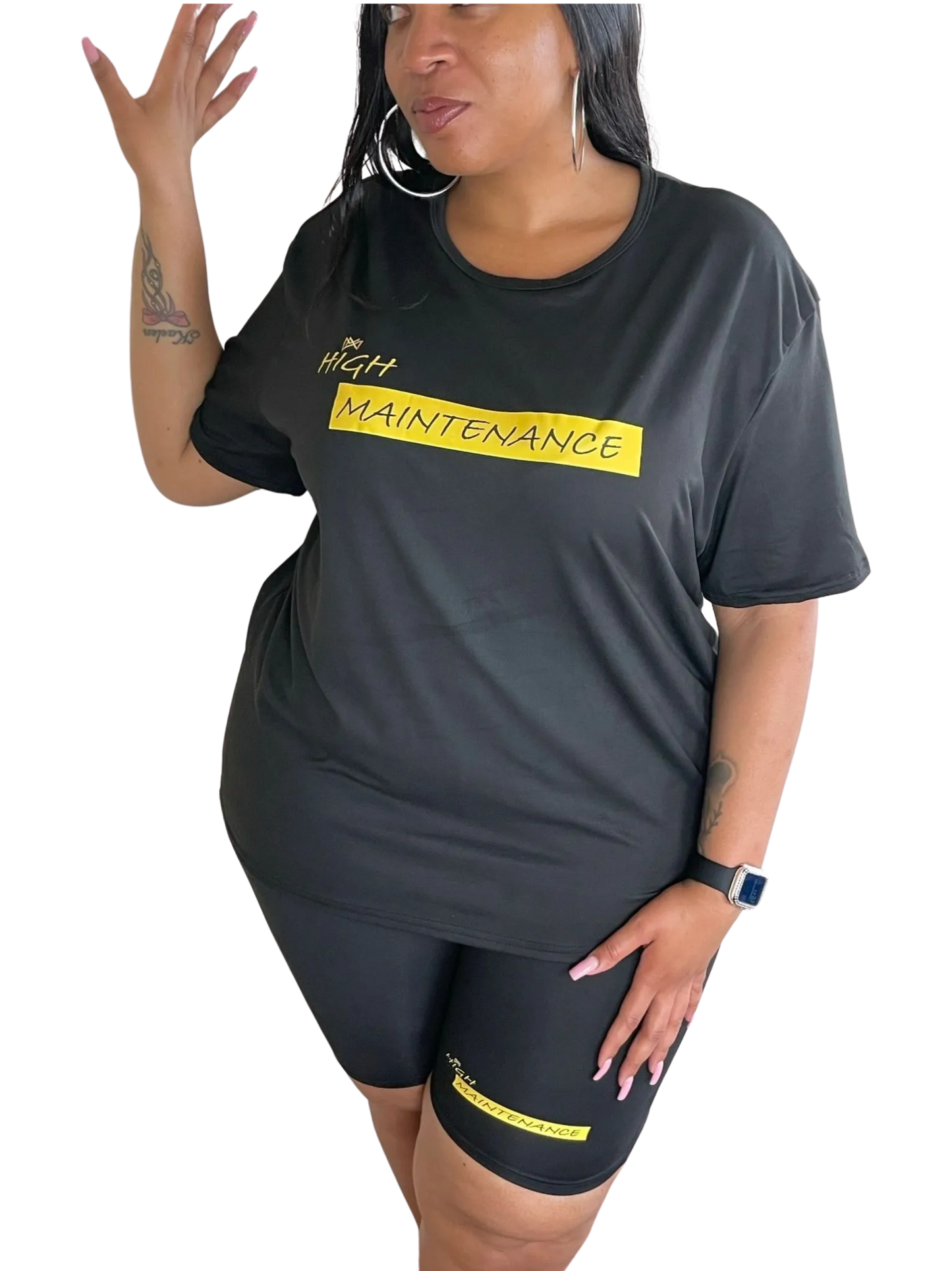 High maintenance t-shirt and shorts set