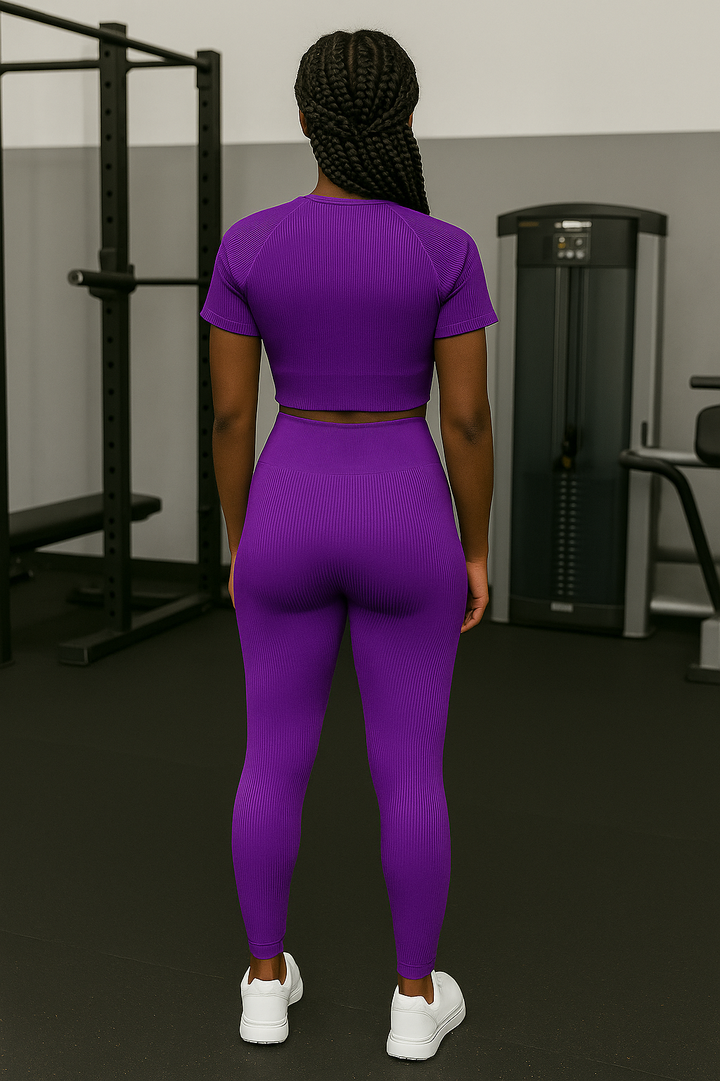 Active leggings and crop top