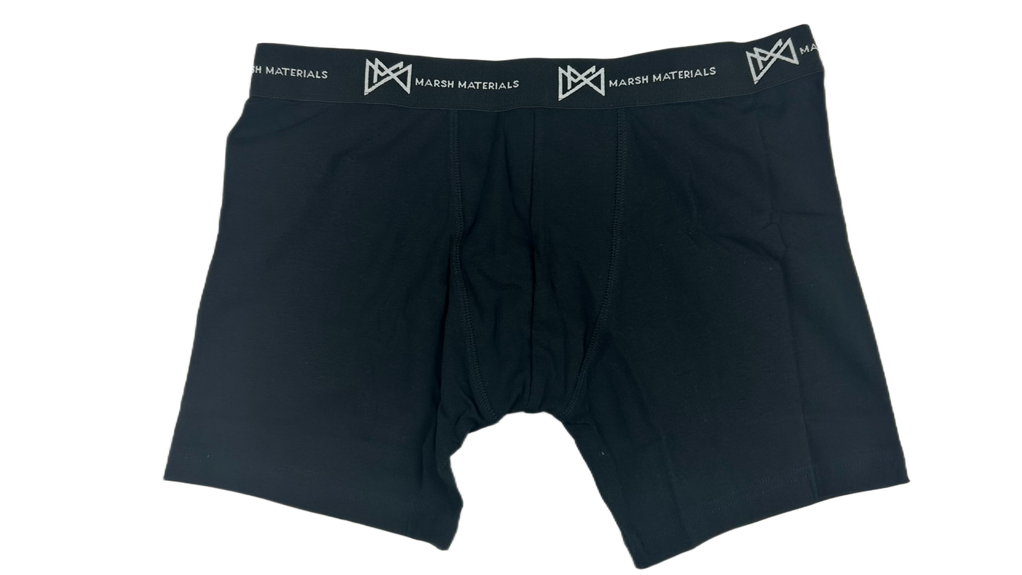 Sewn logo waistband boxers
