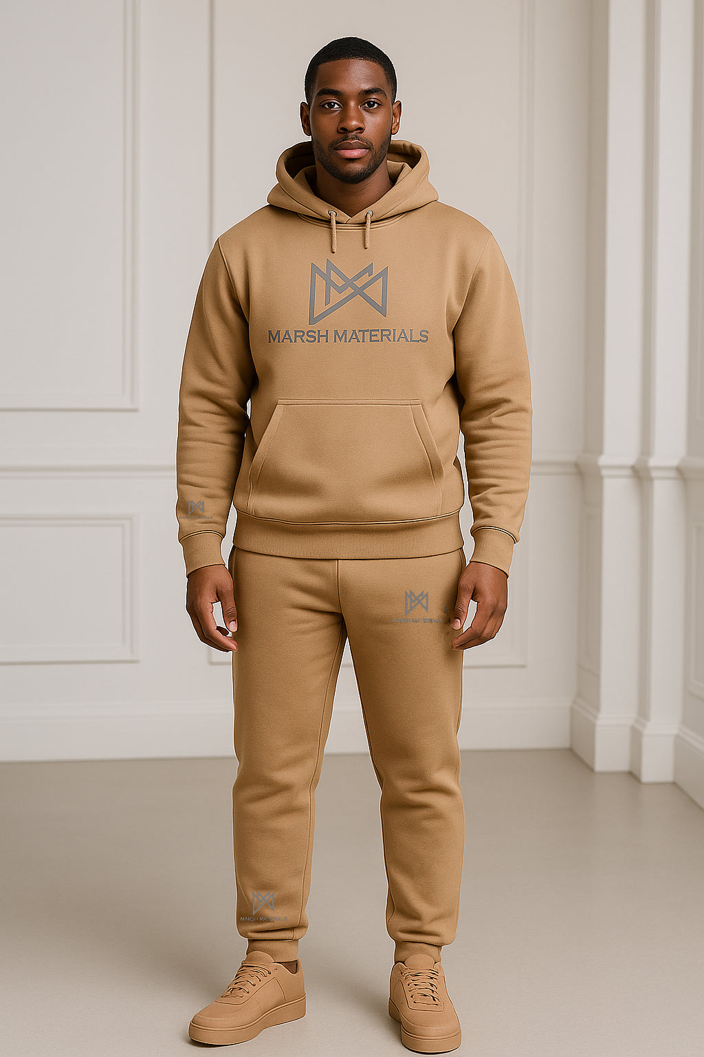 Reflective logo tracksuit