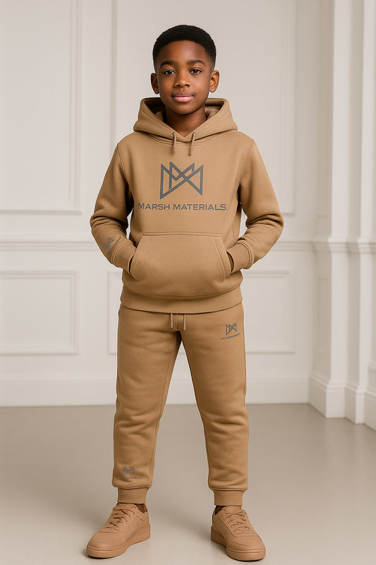 Reflective logo tracksuit kids